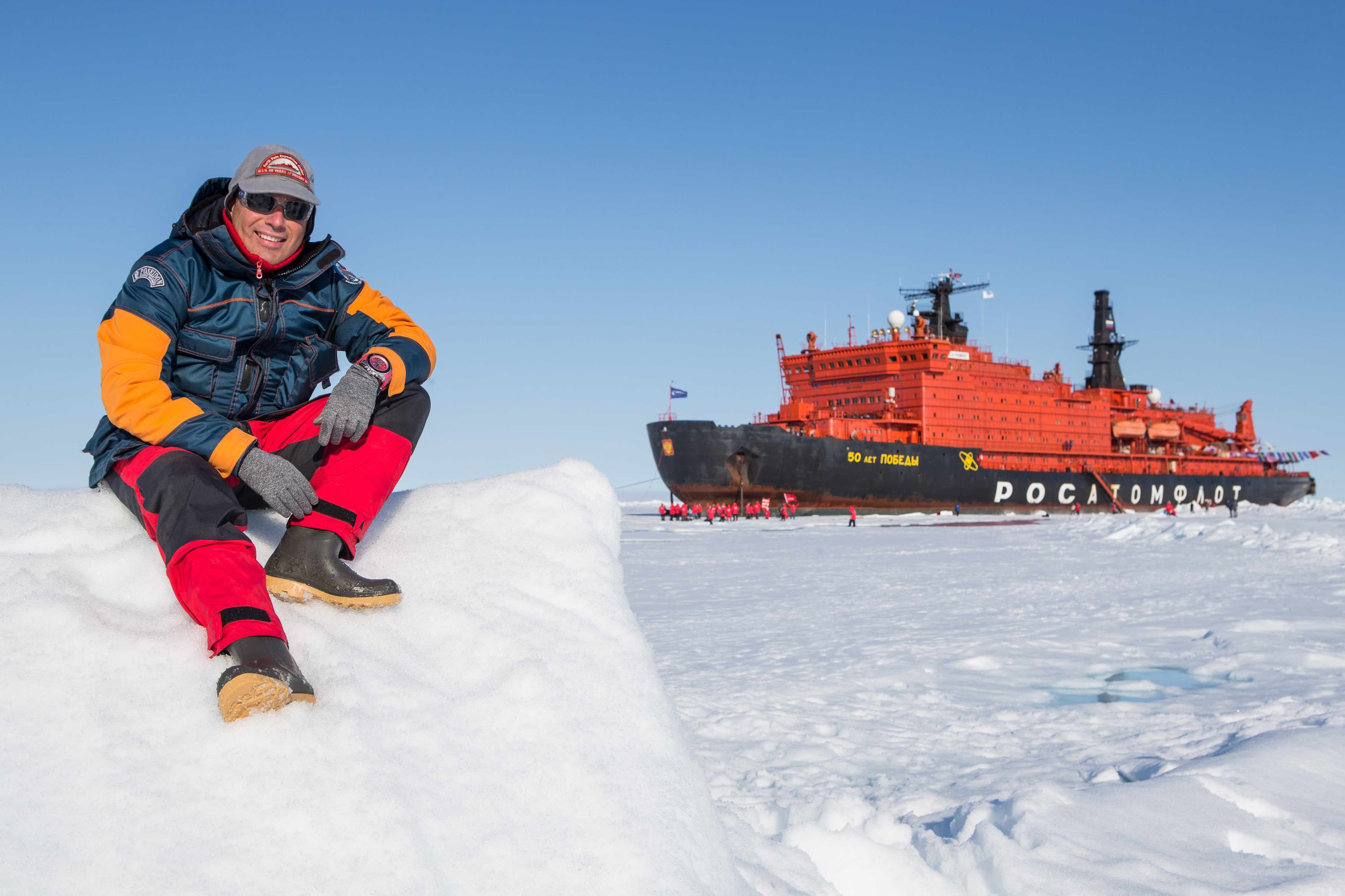 Dozent Jan Bryde für Citizen Science am Nordpol